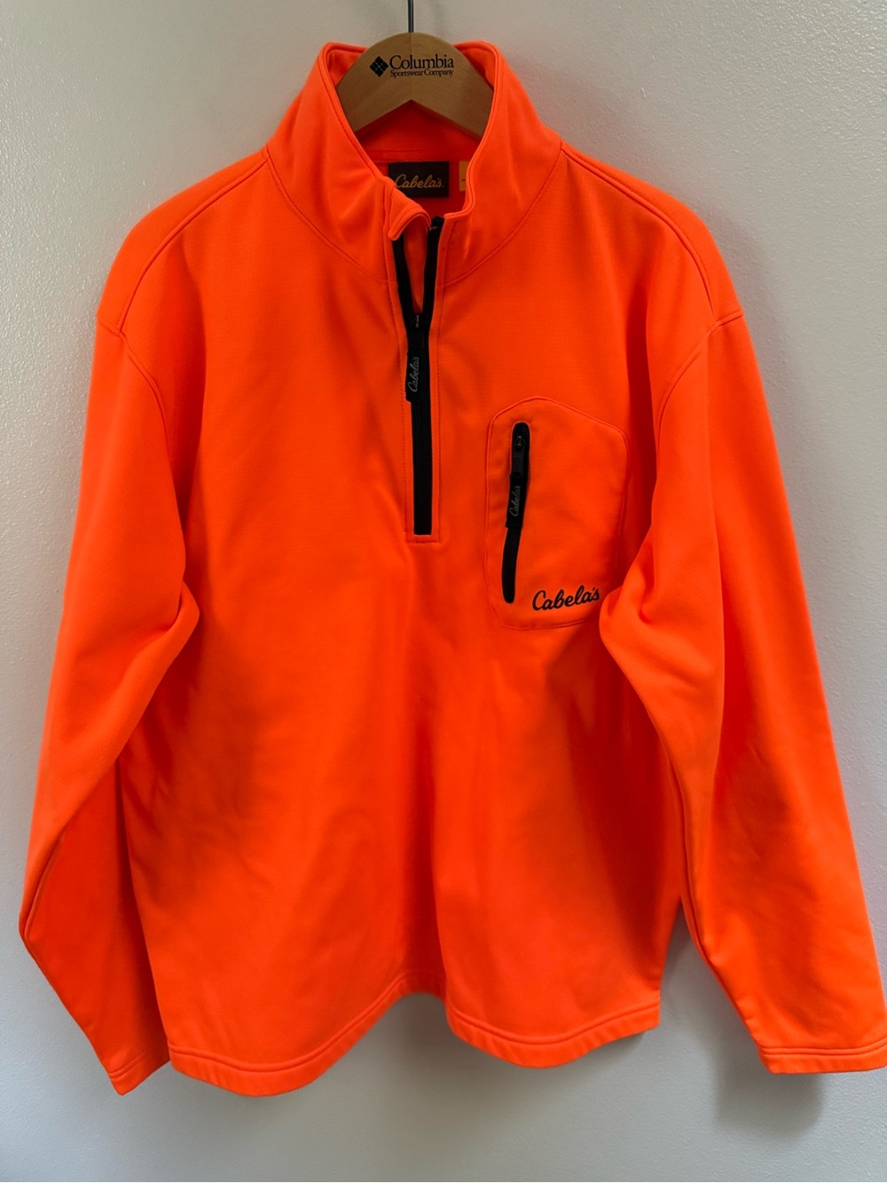 Cabela's Men’s Blaze Orange Half-Zip Pullover